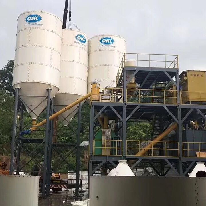 how to install the bolted cement silo