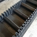 650-1200mm bergelombang sabuk karet conveyor untuk pabrik batching beton