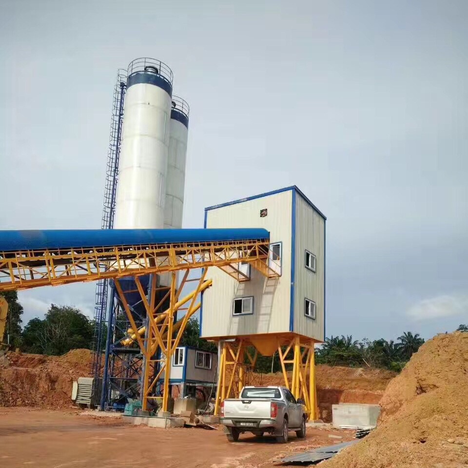 hzs120 ready mix concrete plant di filipina